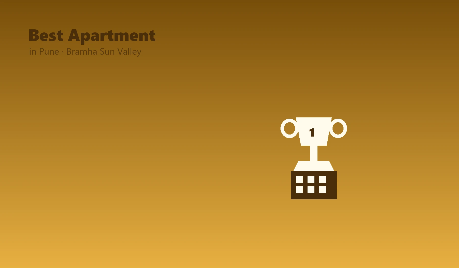 Best Apartment in Pune - Bramha Sun Valley