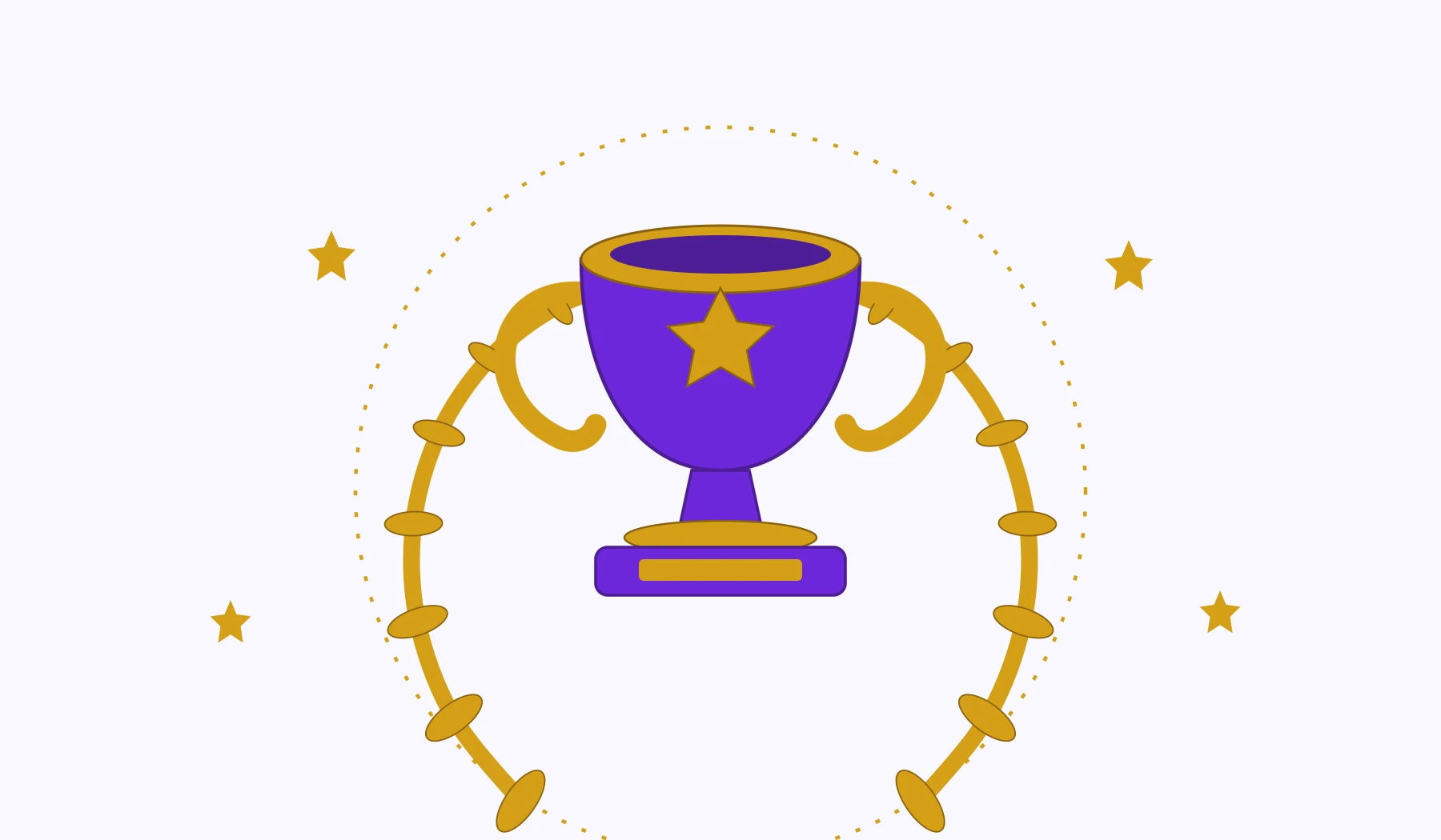 BramhaCorp Awards - Gold trophy encircled by a laurel wreath representing real estate industry recognition