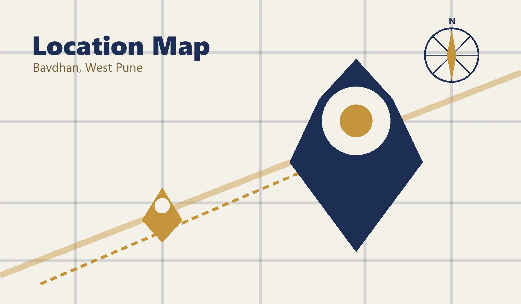 Bramha Sun Valley Map - Location Layout and Route Directions in Bavdhan, Pune