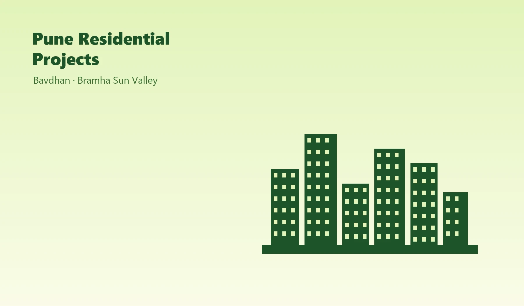 Pune Residential Projects - Bramha Sun Valley